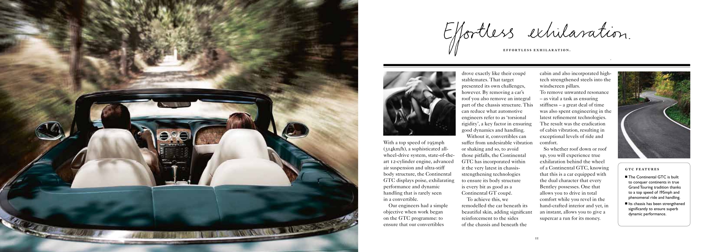 2011 Bentley Continental GTC Brochure Page 40